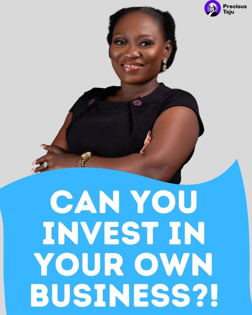 Can you invest in your own business Image